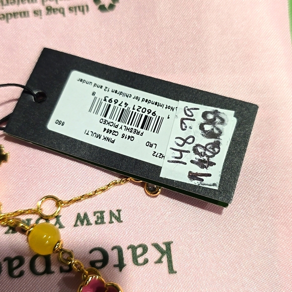 Kate Spade Freshly Picked Bracelet, Pink Multi - Picture 6 of 6